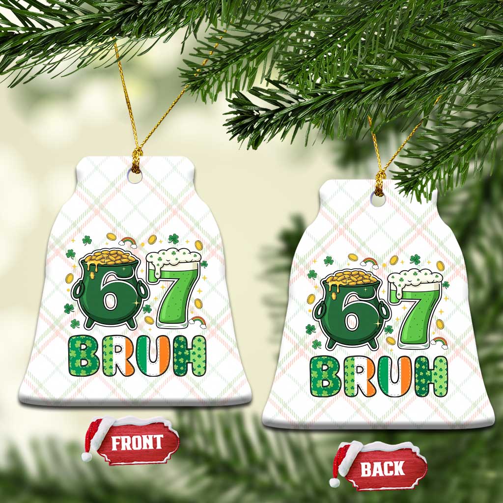 Funny St Patricks Day Six Seven Meme Ceramic Ornament Irish American Gift TS12 Print Your Wear