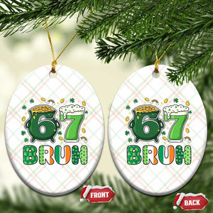 Funny St Patricks Day Six Seven Meme Ceramic Ornament Irish American Gift TS12 Print Your Wear