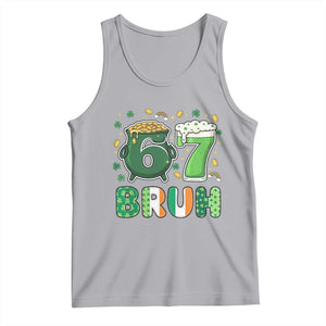 Funny St Patricks Day Six Seven Meme Tank Top Irish American Gift TS12 Athletic Heather Print Your Wear