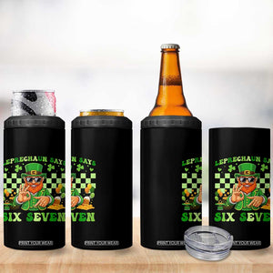 Funny Leprechaun Says Six Seven 4 in 1 Can Cooler Tumbler St Patricks Day TS12 Print Your Wear