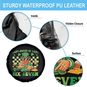 Funny Leprechaun Says Six Seven Spare Tire Cover St Patricks Day TS12 Print Your Wear