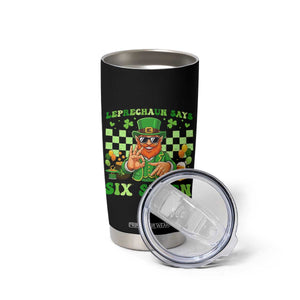Funny Leprechaun Says Six Seven Tumbler Cup St Patricks Day TS12 Print Your Wear