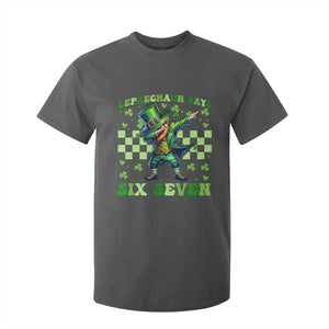Leprechaun Six Seven Meme T Shirt For Kid Funny St Patricks Day Gift TS12 Dark Heather Print Your Wear