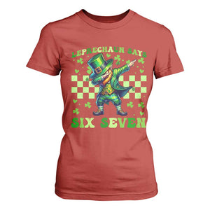 Leprechaun Six Seven Meme T Shirt For Women Funny St Patricks Day Gift TS12 Red Print Your Wear