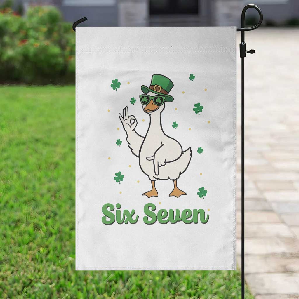 Lucky Goose Six Seven Meme Garden Flag St Patricks Day TS12 Print Your Wear