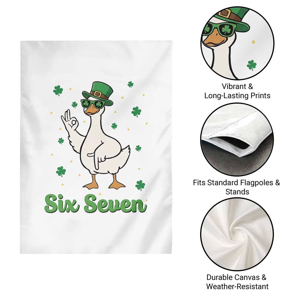 Lucky Goose Six Seven Meme Garden Flag St Patricks Day TS12 Print Your Wear