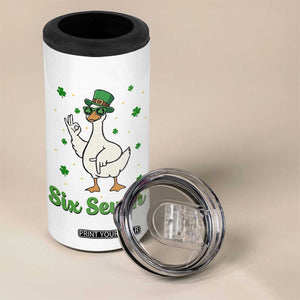 Lucky Goose Six Seven Meme 4 in 1 Can Cooler Tumbler St Patricks Day TS12 Print Your Wear