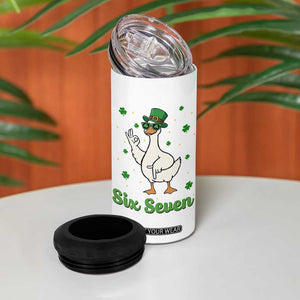 Lucky Goose Six Seven Meme 4 in 1 Can Cooler Tumbler St Patricks Day TS12 Print Your Wear