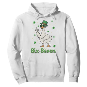 Lucky Goose Six Seven Meme Hoodie St Patricks Day TS12 White Print Your Wear