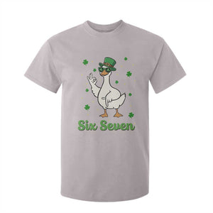 Lucky Goose Six Seven Meme T Shirt For Kid St Patricks Day TS12 Ice Gray Print Your Wear