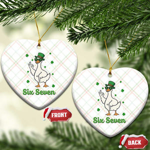 Lucky Goose Six Seven Meme Ceramic Ornament St Patricks Day TS12 Print Your Wear