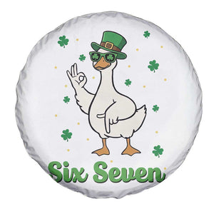 Lucky Goose Six Seven Meme Spare Tire Cover St Patricks Day TS12 Print Your Wear