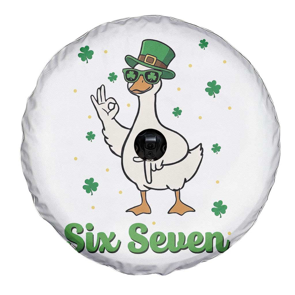 Lucky Goose Six Seven Meme Spare Tire Cover St Patricks Day TS12 Print Your Wear