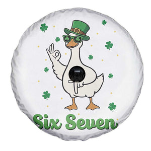 Lucky Goose Six Seven Meme Spare Tire Cover St Patricks Day TS12 Print Your Wear