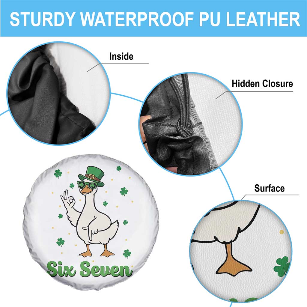 Lucky Goose Six Seven Meme Spare Tire Cover St Patricks Day TS12 Print Your Wear