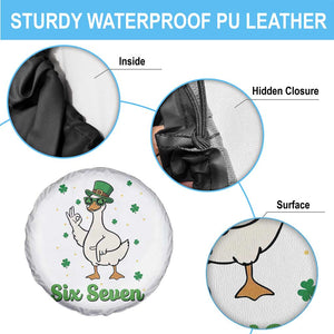 Lucky Goose Six Seven Meme Spare Tire Cover St Patricks Day TS12 Print Your Wear