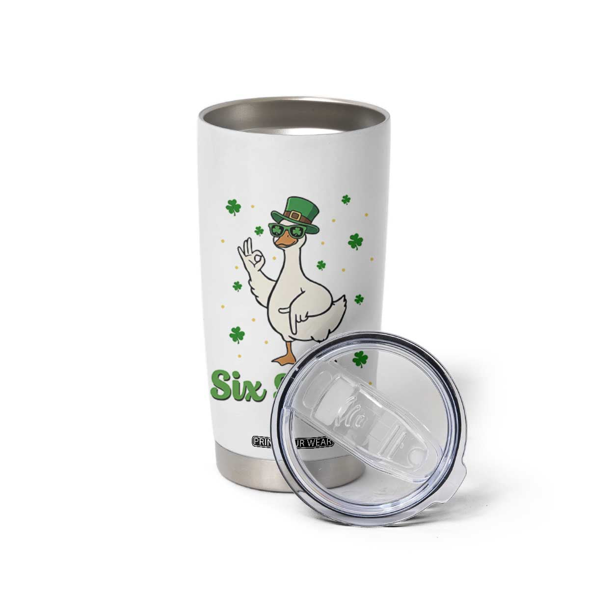 Lucky Goose Six Seven Meme Tumbler Cup St Patricks Day TS12 Print Your Wear