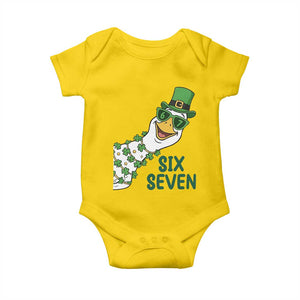 Chaotic Goose Six Seven Meme Baby Onesie Funny St Patricks Day Gift TS12 Daisy Print Your Wear