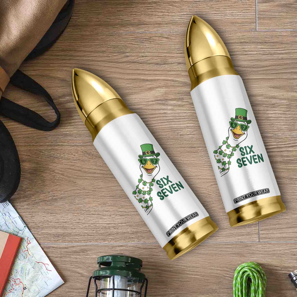 Chaotic Goose Six Seven Meme Bullet Tumbler Funny St Patricks Day Gift TS12 Print Your Wear