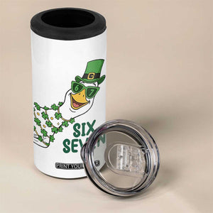 Chaotic Goose Six Seven Meme 4 in 1 Can Cooler Tumbler Funny St Patricks Day Gift TS12 Print Your Wear