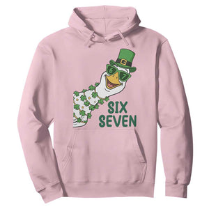 Chaotic Goose Six Seven Meme Hoodie Funny St Patricks Day Gift TS12 Light Pink Print Your Wear