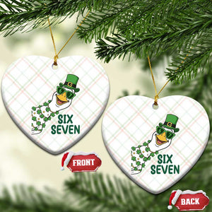 Chaotic Goose Six Seven Meme Ceramic Ornament Funny St Patricks Day Gift TS12 Print Your Wear