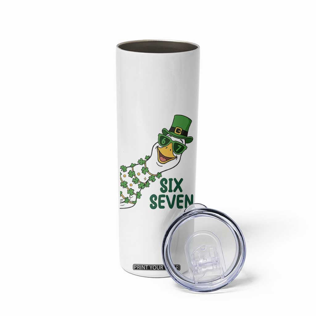 Chaotic Goose Six Seven Meme Skinny Tumbler Funny St Patricks Day Gift TS12 Print Your Wear