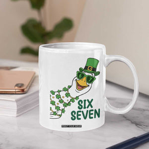 Chaotic Goose Six Seven Meme Coffee Mug Funny St Patricks Day Gift TS12 Print Your Wear