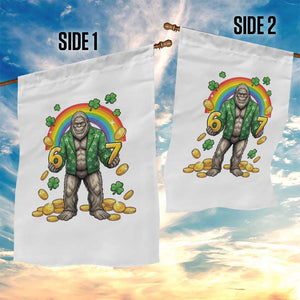 Bigfoot Six Seven Meme Garden Flag Funny St Patricks Day Gift TS12 Print Your Wear