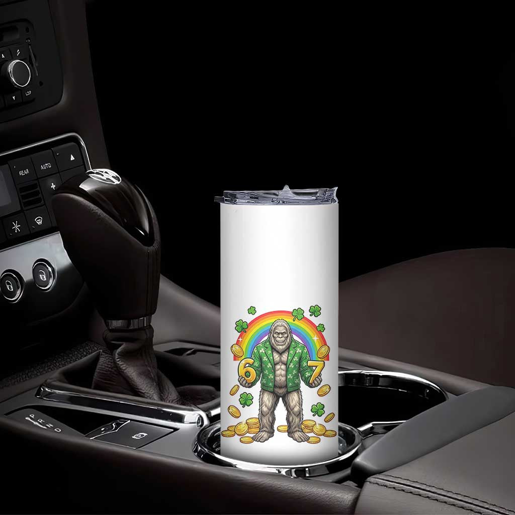 Bigfoot Six Seven Meme Skinny Tumbler Funny St Patricks Day Gift TS12 Print Your Wear