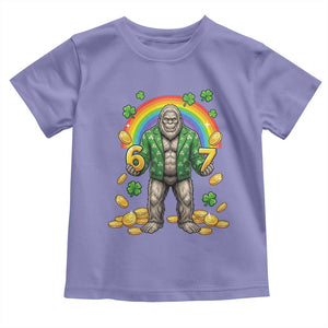 Bigfoot Six Seven Meme Toddler T Shirt Funny St Patricks Day Gift TS12 Violet Print Your Wear