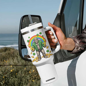 Bigfoot Six Seven Meme Tumbler With Handle Funny St Patricks Day Gift TS12 Print Your Wear
