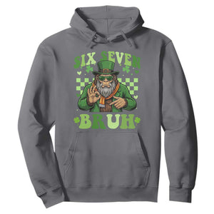 Bigfoot Six Seven Bruh Hoodie Gen Z Irish Gift TS12 Charcoal Print Your Wear