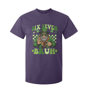 Bigfoot Six Seven Bruh T Shirt For Kid Gen Z Irish Gift TS12 Purple Print Your Wear