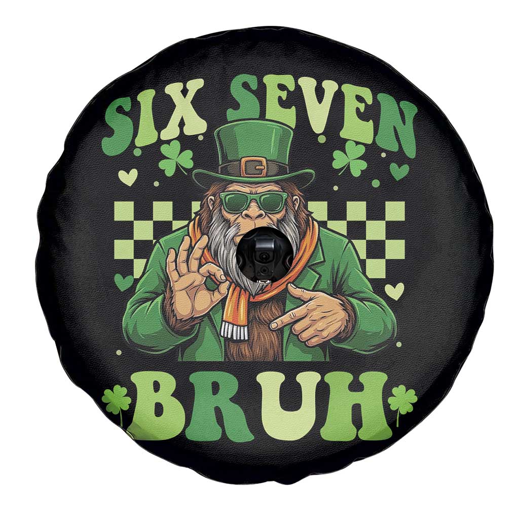Bigfoot Six Seven Bruh Spare Tire Cover Gen Z Irish Gift TS12 Print Your Wear