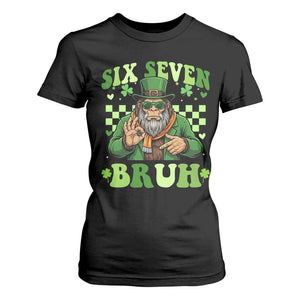 Bigfoot Six Seven Bruh T Shirt For Women Gen Z Irish Gift TS12 Black Print Your Wear