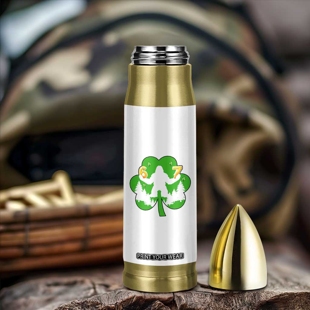St Patricks Day Bigfoot Shamrock Bullet Tumbler Six Seven Meme TS12 Print Your Wear
