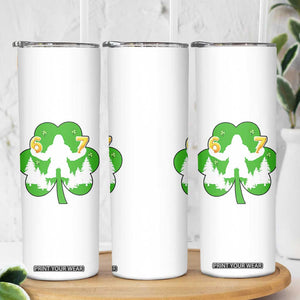 St Patricks Day Bigfoot Shamrock Skinny Tumbler Six Seven Meme TS12 Print Your Wear