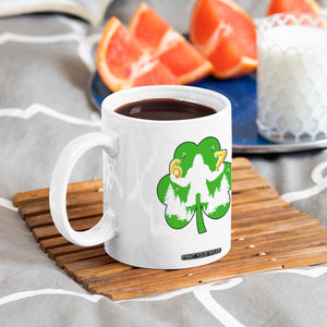 St Patricks Day Bigfoot Shamrock Coffee Mug Six Seven Meme TS12 Print Your Wear