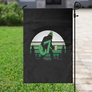 Funny St Patricks Bigfoot Says Six Seven Garden Flag Gen Z Irish Gift TS12 Print Your Wear