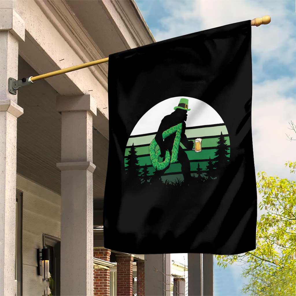 Funny St Patricks Bigfoot Says Six Seven Garden Flag Gen Z Irish Gift TS12 Print Your Wear