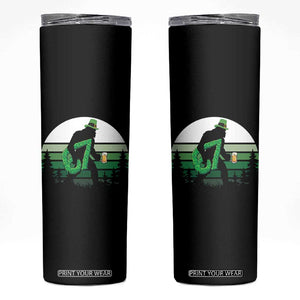 Funny St Patricks Bigfoot Says Six Seven Skinny Tumbler Gen Z Irish Gift TS12 Black Print Your Wear