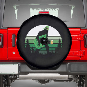 Funny St Patricks Bigfoot Says Six Seven Spare Tire Cover Gen Z Irish Gift TS12 Black Print Your Wear
