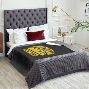Michigan Never Stops Throw Blanket Great Lakes State Basketball Pride Gift TS12 Print Your Wear