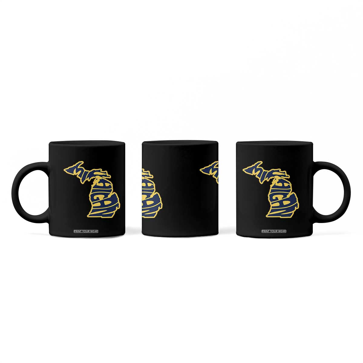 Michigan Lover State Map Pride Souvenir Gift Coffee Mug TS12 Print Your Wear