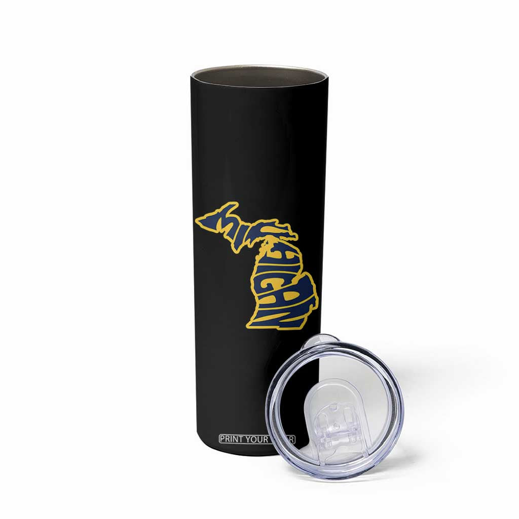 Michigan Lover State Map Pride Souvenir Gift Skinny Tumbler TS12 Print Your Wear