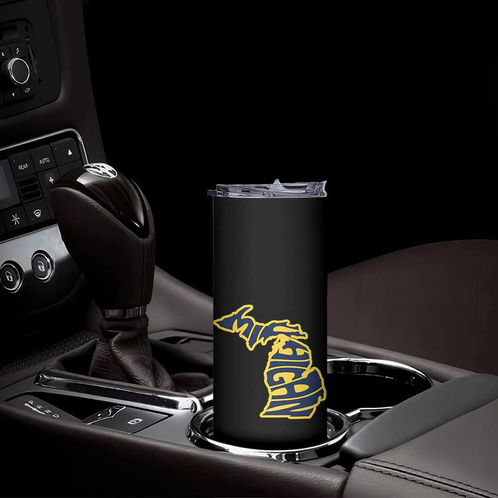 Michigan Lover State Map Pride Souvenir Gift Skinny Tumbler TS12 Print Your Wear