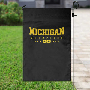 Michigan 2026 Basketball Victory Garden Flag Champions Pride Fan Gift TS12 Print Your Wear