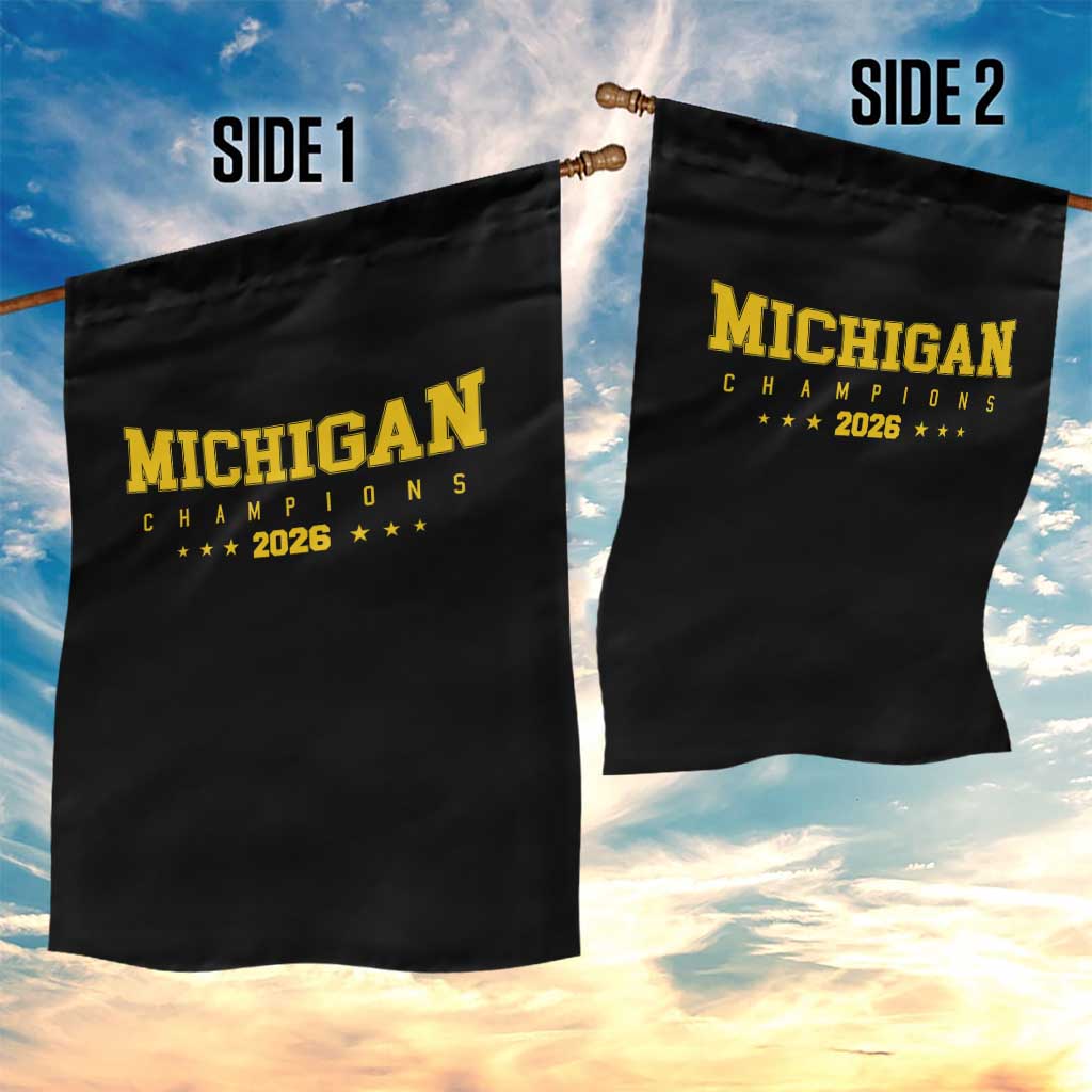 Michigan 2026 Basketball Victory Garden Flag Champions Pride Fan Gift TS12 Print Your Wear