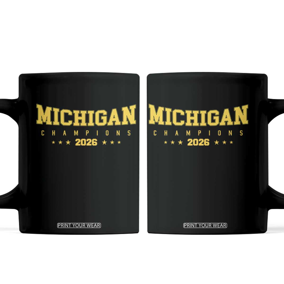 Michigan 2026 Basketball Victory Coffee Mug Champions Pride Fan Gift TS12 Black Print Your Wear